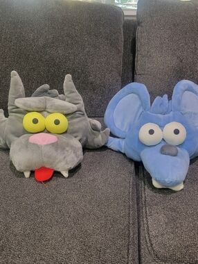 The Simpsons Itchy Scratchy Plush Cat Hat Cap Universal Matt Groening Halloween